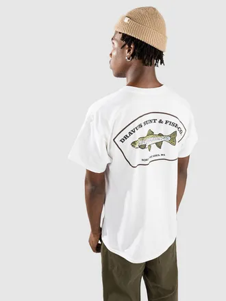 Dravus Hunt And Fish T-Shirt wit