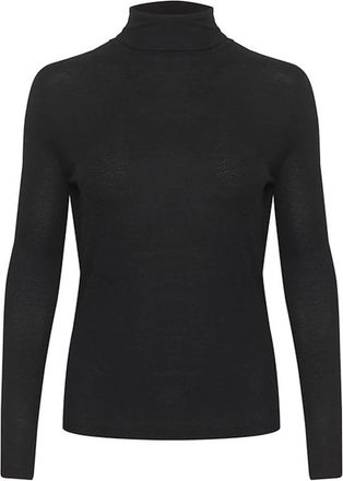 Soaked In Luxury Zwarte Coltrui - Dames - Coltruien - Zwart - XL - Truien & Vesten