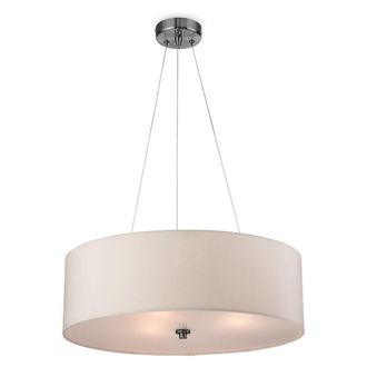Netlighting Phoenix 3 Light Round Ceiling Pendant Cream E27