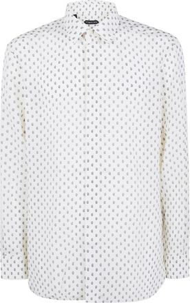 Tom Ford Crepe de Chine Paisley Print Fluid Fit Shirt - Heren - Casual Overhemden - Veelkleurig - 3XL - Overhemden