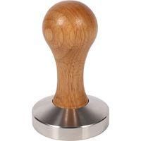 OEM Prensador De Madera Resistente, Dise&ntilde;o De Mango &Uacute;nico, Cafetera Espresso Inoxidable, Ideal Para Regalar En Casa O En La Oficina