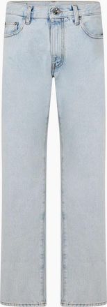 Off-white Mens Slim Fit Jeans - Blue - Size: 34/32