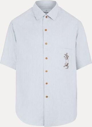 Vivienne Westwood Bowling Shirt Classic Oxford Shirt Ink-stripe M Men