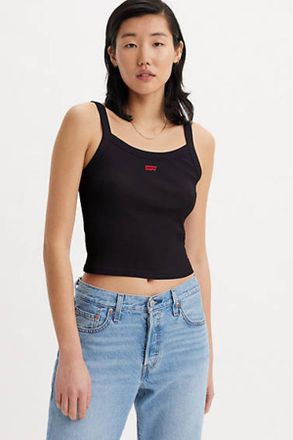 Levi's Canotta Essential sportiva - Donna - XS - Nero / Caviar Cotton