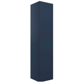 Signature Umea Wall Hung 1-Door Tall Unit 350mm Wide - Matt Deep Blue