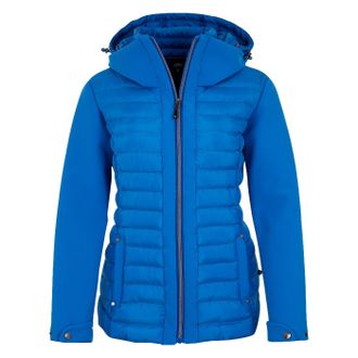 Deproc Steppjacke DEPROC ACTIVE GILMOUR AMY Women, Damen, Gr. 36/38 (M), blau (hellblau), 100% Polyester, figurbetont, mit innenliegendem Gummizug, Jacken St