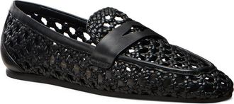 Stuart Weitzman Thea Penny Loafer in Black at Nordstrom Rack, Size 5.5