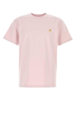 Carhartt Work in Progress Carhartt Wip Pastel Pink Cotton S/S Chase T Shirt
