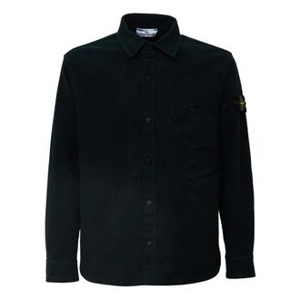 Stone Island Hombre, Camisas, Verde, Talla: S