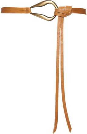 ADA Nile Skinny Leather Belt in Cognac at Nordstrom