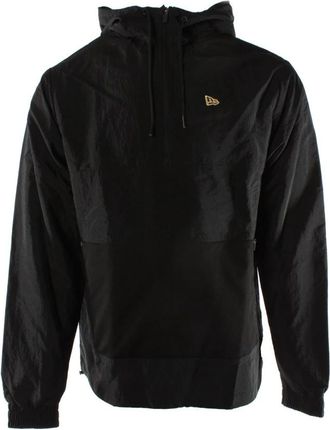 New Era Zwarte Windbreaker Jas voor Heren - Heren - Zomerjassen - Zwart - M - Polyester - Jassen