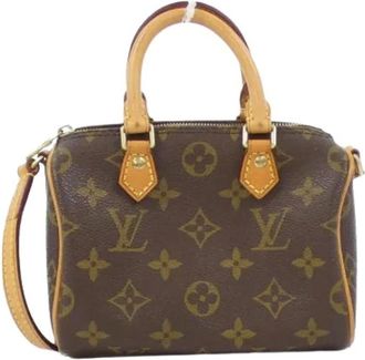 Louis Vuitton Pre-owned Mini Bags, female, Brown, Size: ONE SIZE Pre-owned M61252 Boston bag