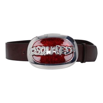 Dsquared2 Dames, Accessoires, Bruin, Maat: 85 CM Leer