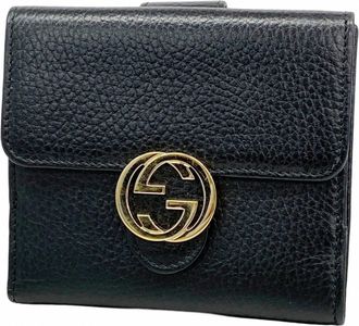 Gucci Black Leather Wallet (Bi-Fold) (Pre-Owned)