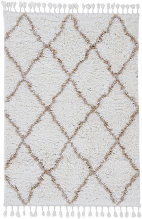 Carpetfine Hochflor-Teppich »Eddy« rechteckig 30 mm Höhe Shaggy, auch als Läufer und in quadratisch, mit Fransen, Wohnzimmer