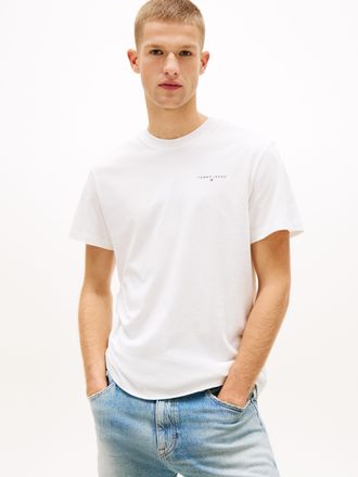 Tommy Jeans T-Shirt TOMMY JEANS TJM SLIM FIT LINEAR 2PACK, Herren, Gr. 4XL, ecru, bahama gr&uuml;n, Single Jersey, Obermaterial: 100% Baumwolle, slim fit, Rundhals, Sh