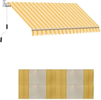 Sangiorgio Sangiorgio - Tenda da Sole Riga Gialla 400x250 Bracci Retrattili a Barra Quadra