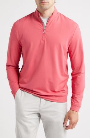 Johnnie-O Motion Performance Quarter Zip Pullover in Lobster at Nordstrom Rack, Size Xx-Large