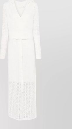 Zimmermann cropped tank top with hood and lace