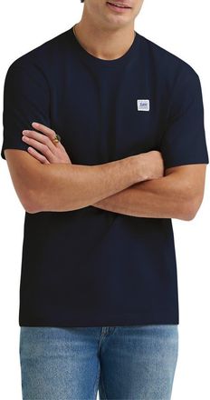 Lee Logo Patch T-Shirt in Rebel Navy at Nordstrom, Size Xx-Large