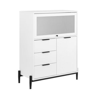 SoBuy Fsb94-w Aparador Multifuncional Para Pasillo Sal&oacute;n Y Cocina - Sobuy