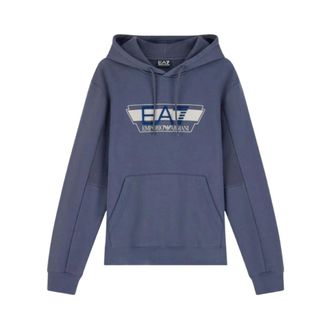 Emporio Armani Sudadera con Capucha Train Visibility - Sweatshirts & Hoodies - Hombre - Azul - L