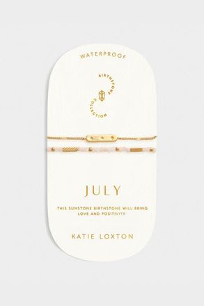 Katie Loxton Birthstone Bracelet July in Sunstone at Nordstrom