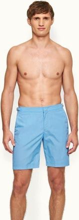 Orlebar Brown Dane Longest-Length Swim Shorts in Riviera Ii at Nordstrom, Size 34