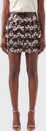 P.A.R.O.S.H. P. A.R. O.S. H. Minigonna a tubino slim fit con paillettes e vita elasticizzata