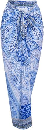 Camilla Gonna con stampa grafica - Blu