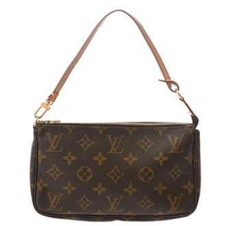 Louis Vuitton Brown Monogram Pochette Pouch (Pre-Owned)