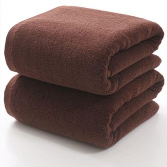 OEM Serviette De Bain - Algod&oacute;n 100% - 70 X 140 Cm - Color Caf&eacute; - Pack De 2