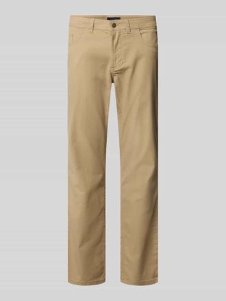 Christian Berg Slim Fit Jeans im 5-Pocket-Design in Camel, Gr&ouml;&szlig;e 31/32