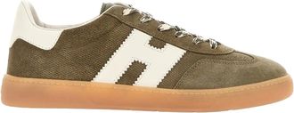 Hogan Cool Lace-Up Sneakers in Calfskin