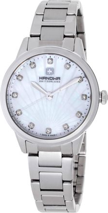 Hanowa Canova Quartz White Mother of Pearl Dial Ladies Watch HAWLG0002004