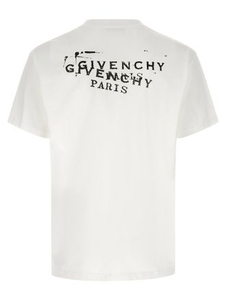 Givenchy Logo-Stamped Cotton T-Shirt - White