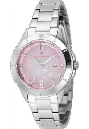 Technomarine Womens TM-826006 Ladies Luna Tides Watch - Silver - One Size
