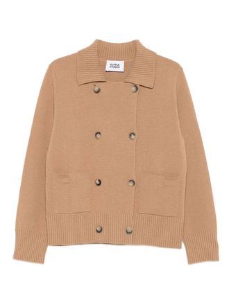 Alpha Studio Cappotto in lana - Marrone