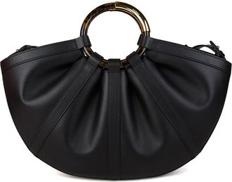 Coccinelle Shell Handtas Glad Leer