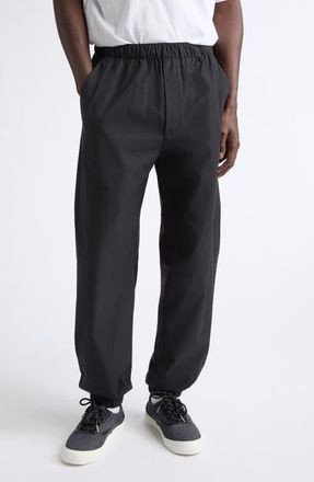 Moncler Ripstop Sweatpants in Black at Nordstrom, Size 50