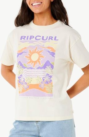 Rip Curl Dune Dancer Relaxed Graphic T-Shirt in Bone at Nordstrom, Size Xx-Small