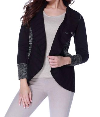 Angel Tweed Signature Wrap In Black/stone