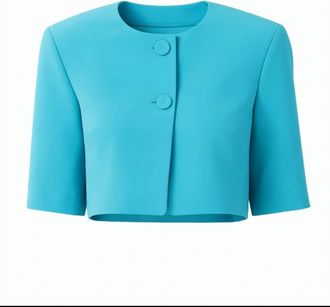 Pinko Platano Cropped Short Sleeve Jacket