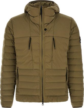 Stone Island Bicolor Polyamide Full-Length Mens Jacket