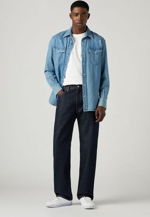 Levi's Vaqueros 555 relajados rectos - Hombre - 29X32 - Lavado oscuro / Welcome To The Game