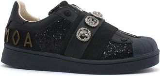 MOA Master Of Arts Sneakers - Dames - Sneakers - Zwart - 36 EU - Leer - Schoenen
