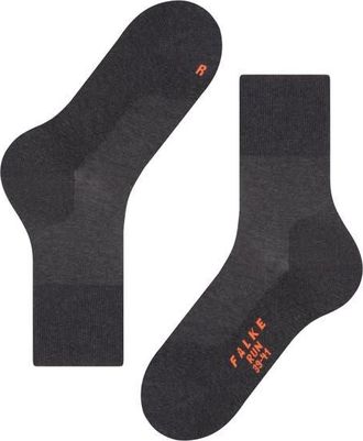 Falke Gender Inclusive Run Crew Socks in Dark Grey at Nordstrom, Size 37-38