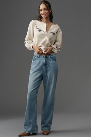 Rails Normandie Relaxed Wide-Leg Pants
