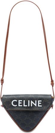 Celine Pre-owned Celine Triomphe Coated Canvas Logo Triangle Crossbody Ladies AIKXNGG14S8ZXTSK