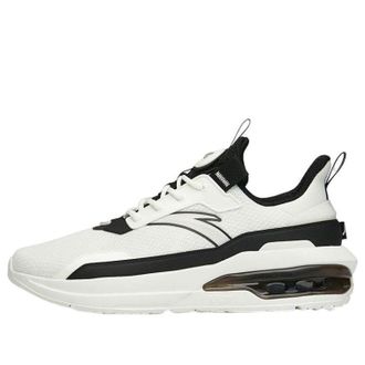 Anta Life Series Sneakers Leather White Black Silver 912228877-3